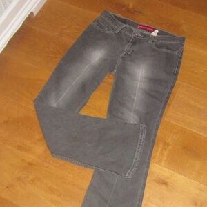 Levi’s super low rise bootcut jeans grey